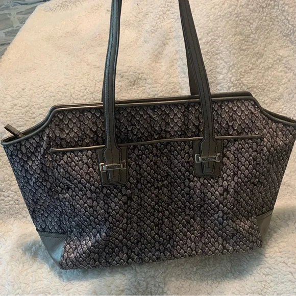 NWOT! $398 Coach Carryall Taylor Snake Print Leather Tote Satchel F26034 - 2013 - Picture 5 of 16